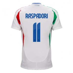 Italien Giacomo Raspadori #11 Udebanetrøje EM 2024 Kort ærmer